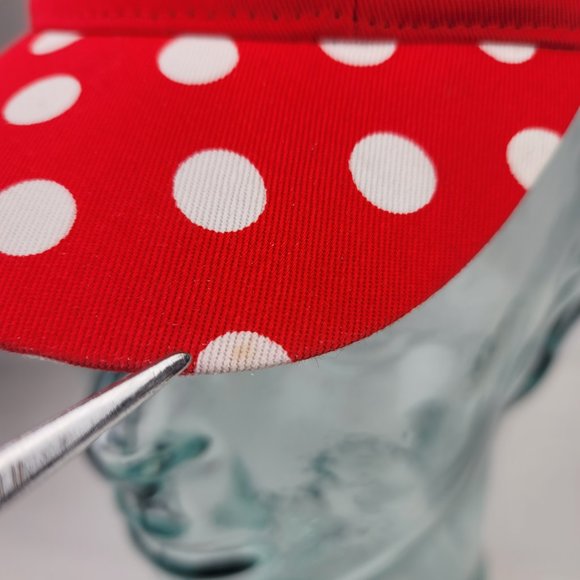 Disney Parks Minnie Mouse Bow Ears Polka Dot Snapback Baseball Cap Youth - Picture 10 of 16